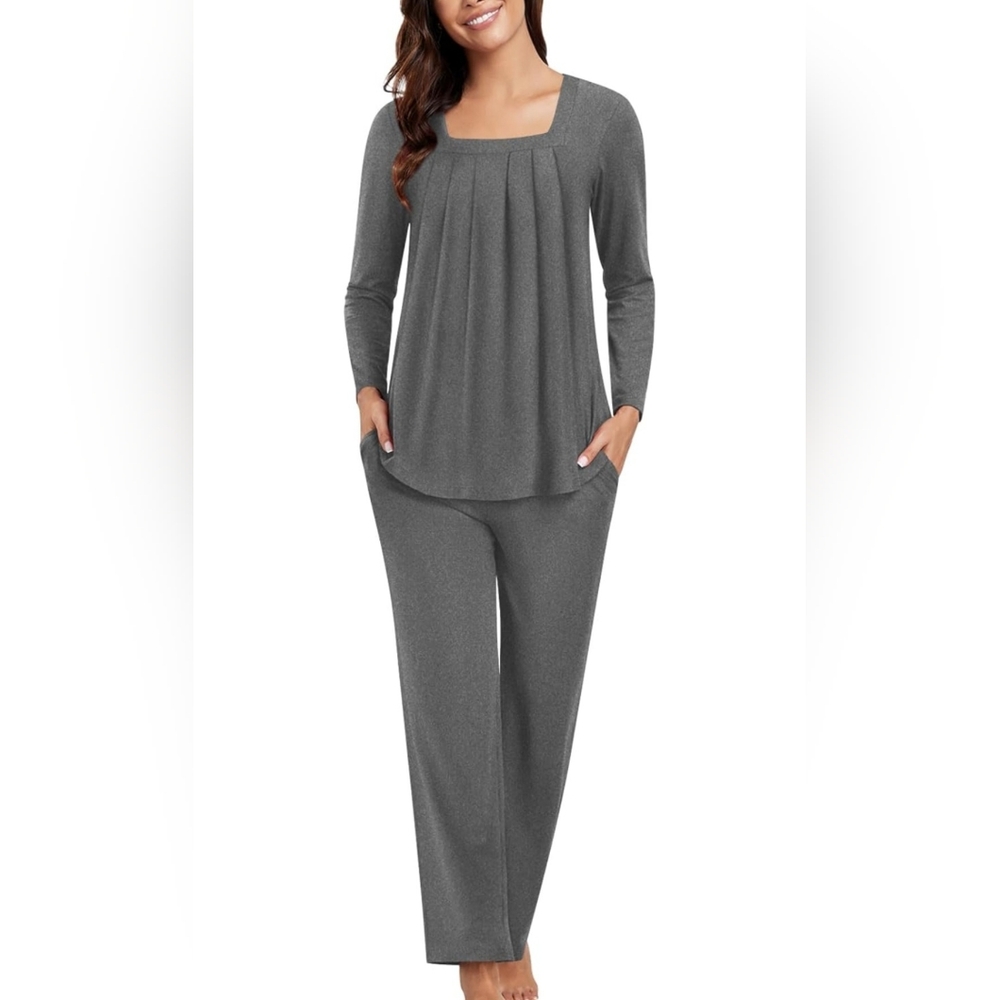 Women's Gray Sleepwear Set, Brand New